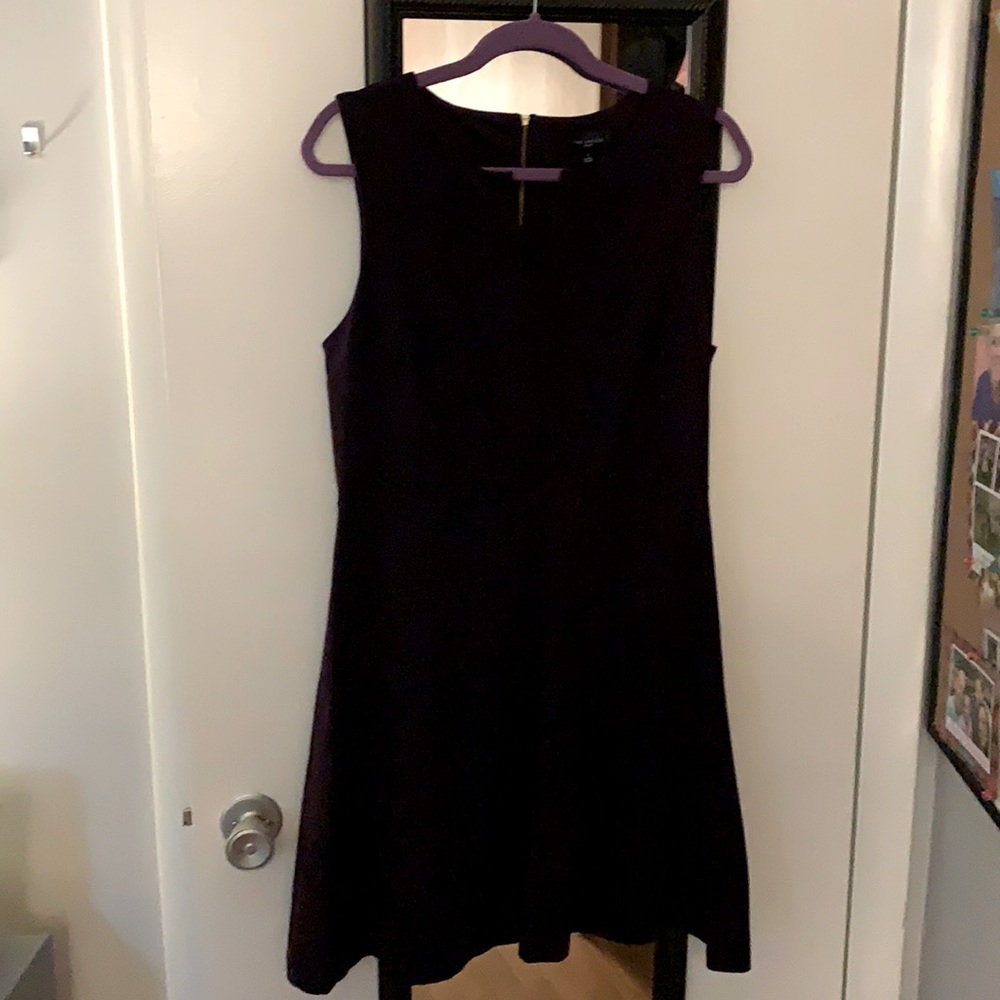 Deep purple cocktail dress